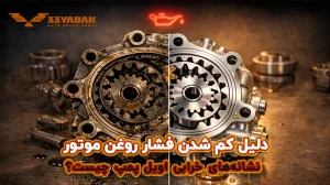 دلیل کم شدن فشار روغن موتور: نشانه‌های خرابی اویل پمپ چیست؟